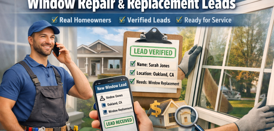 Window Repair and Replacement Leads