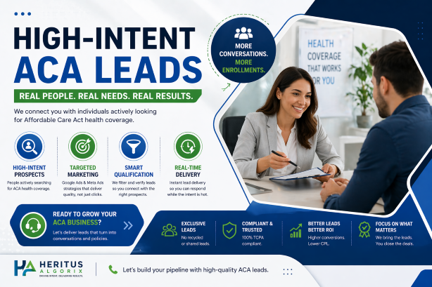 High-intent ACA leads marketing banner