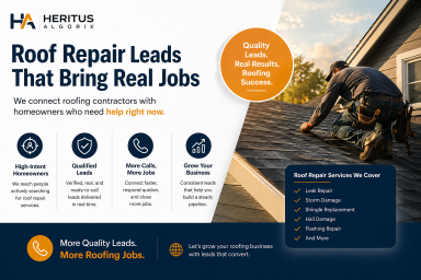 Roofing leads for real jobs Roofing leads for real jobs