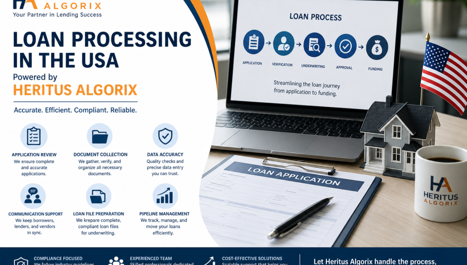 Loan Processing Support Services in USA | Heritus Algorix